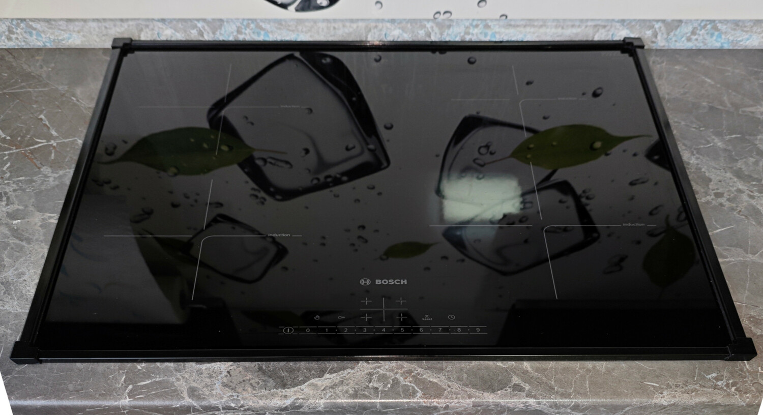 черный профиль рамка для варочной панели